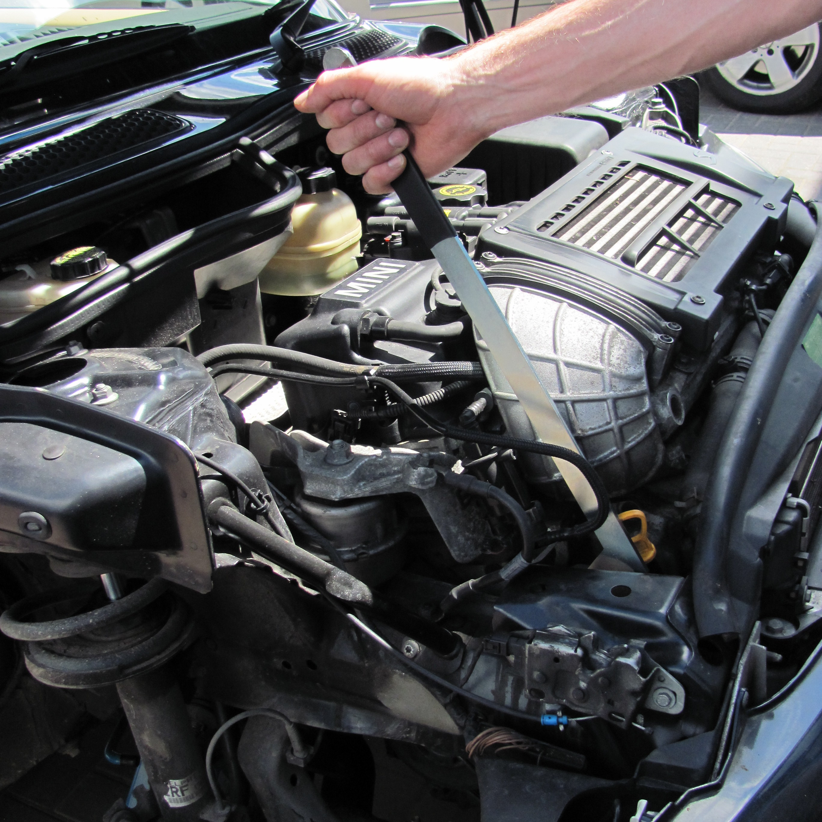 Drive/fan/alternator belt tool kit lever+lock BMW Mini Cooper S R53 Tensioner 52 eBay